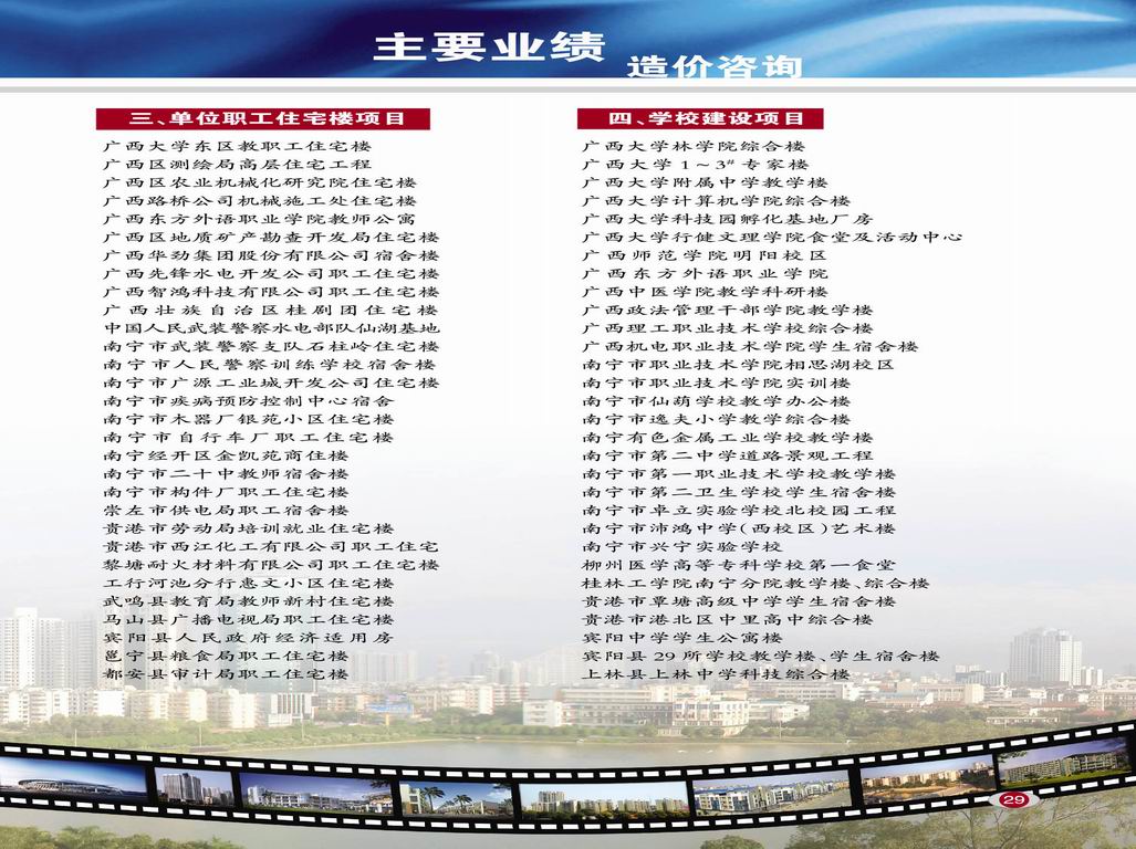 單位職工住宅樓、學(xué)校建設(shè)項(xiàng)目